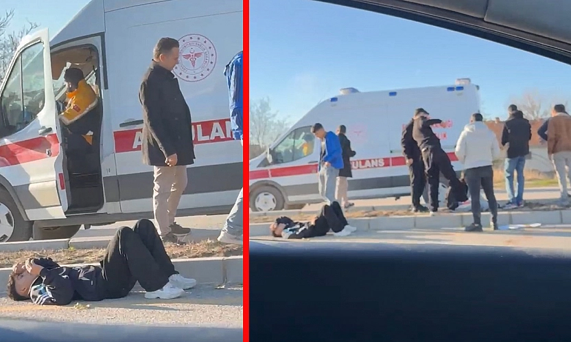 Elazığ'da feci kaza: Motosiklet savruldu, 2 yaralı