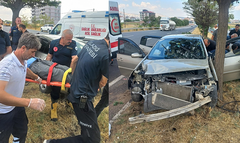 Elazığ'da feci kaza!