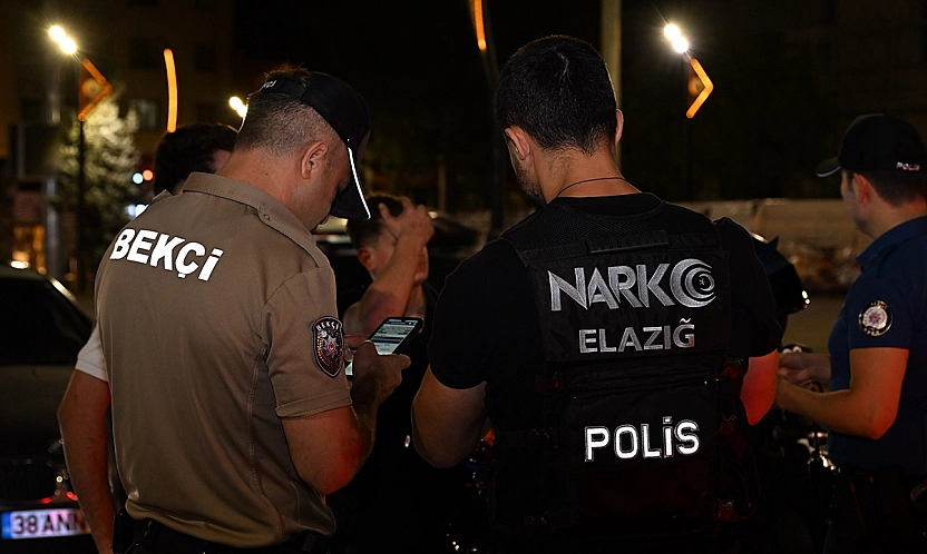 Elazığ'da gece boyu asayiş uygulaması