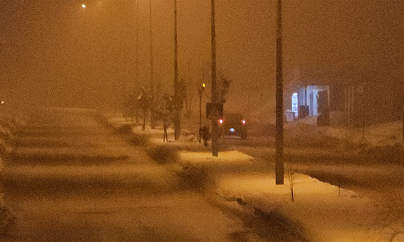 Elazığ'da geceyi sis kapladı