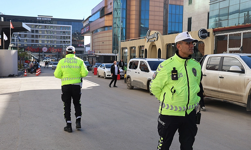 Elazığ'da hafta sonu trafik denetimi
