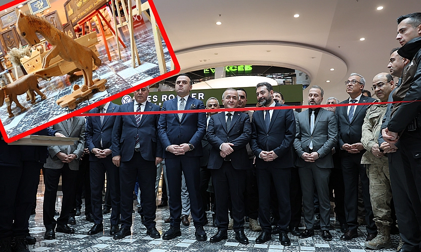 Elazığ'da hükümlü çocukların sanat eserleri sergilendi