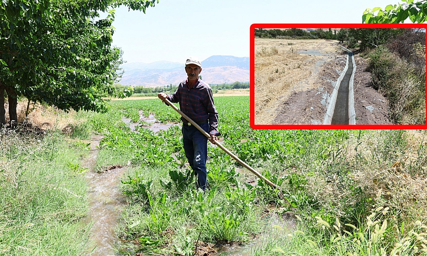 Elazığ'da iki köyde sulama tesisleri hizmete alındı