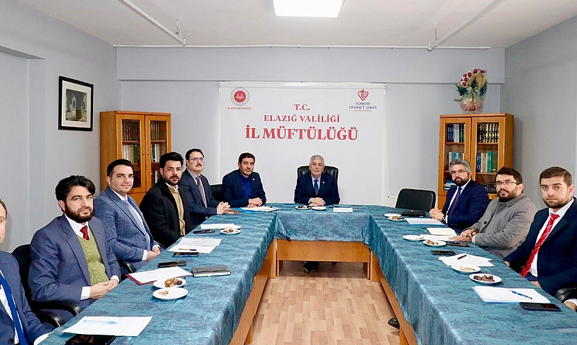 Elazığ'da ilçe müftüleri toplantısı gerçekleştirildi