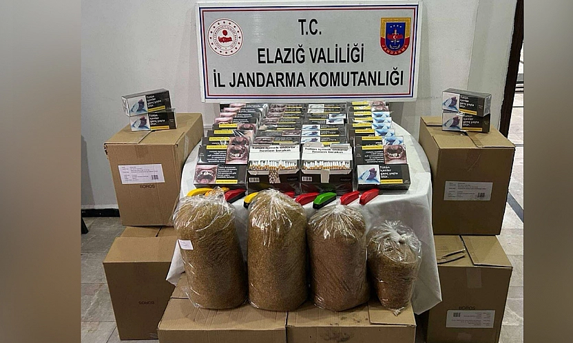 Elazığ'da kaçak sigara operasyonu