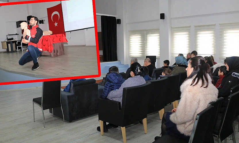 Elazığ'da Kızılay'dan çocuk evleri sitesinde ilk yardım eğitimi
