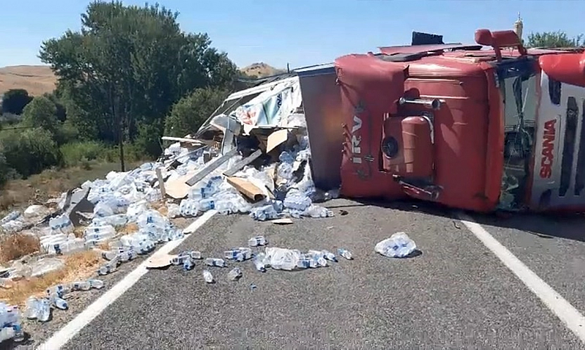 Elazığ'da korkutan kaza: 1 yaralı