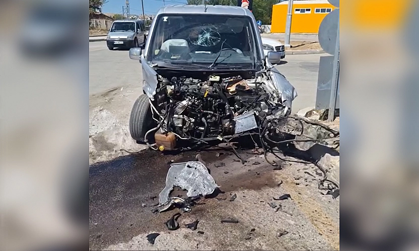 Elazığ'da korkutan kaza: 1 yaralı