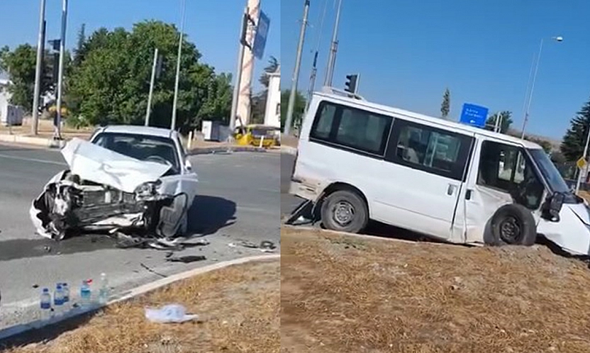 Elazığ'da korkutan kaza: 2 yaralı