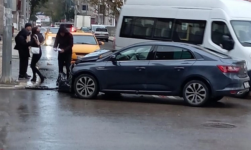 Elazığ'da korkutan kaza