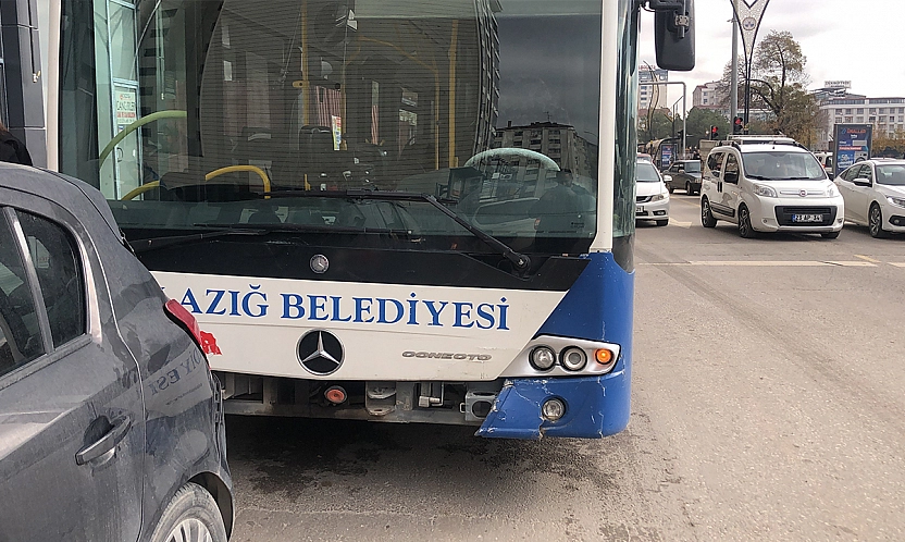 Elazığ'da korkutan kaza!