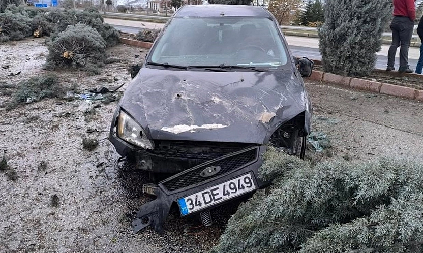 Elazığ'da korkutan kaza!