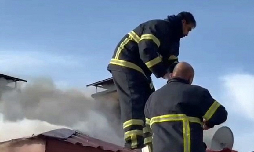 Elazığ'da korkutan yangın