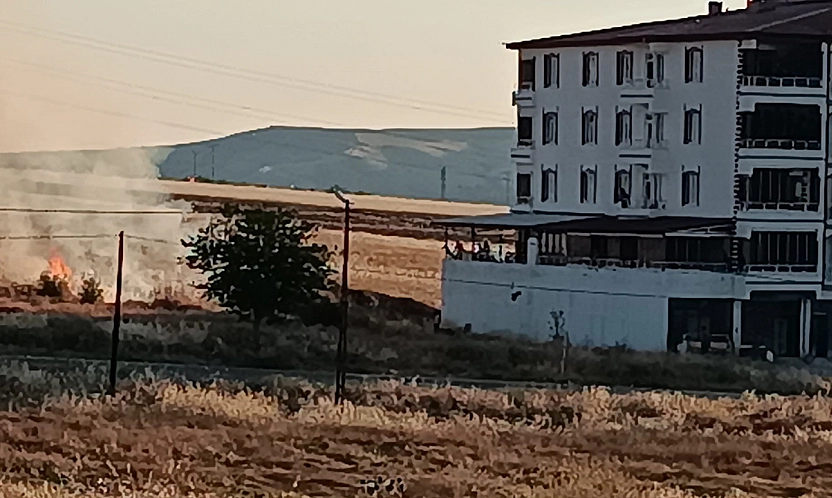 Elazığ'da korkutan yangın!