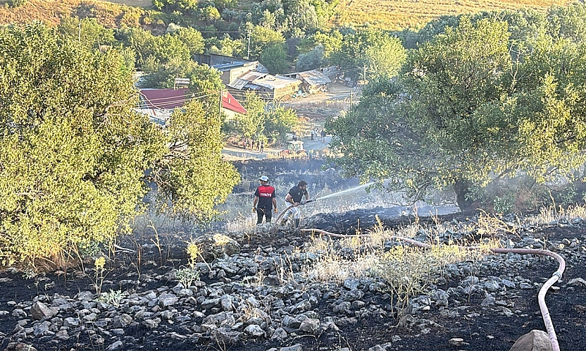Elazığ'da korkutan yangın!