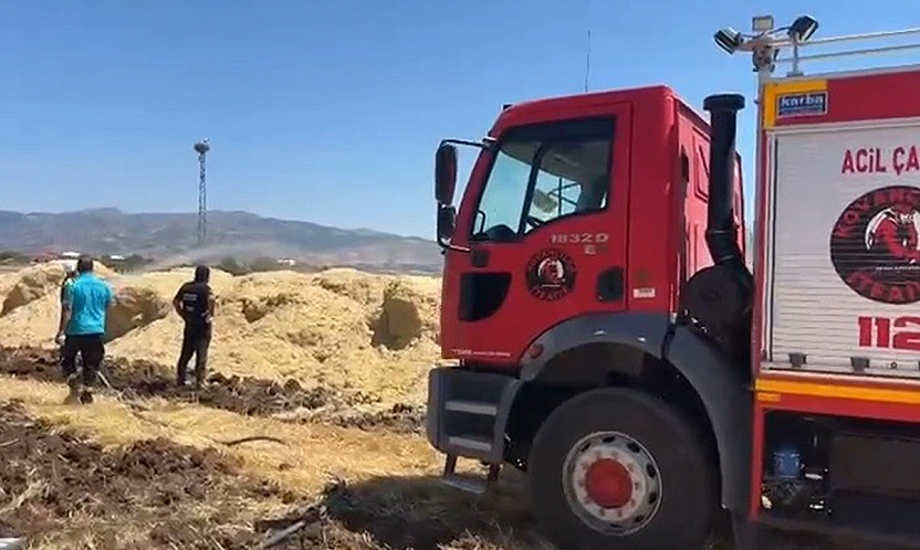 Elazığ'da korkutan yangın