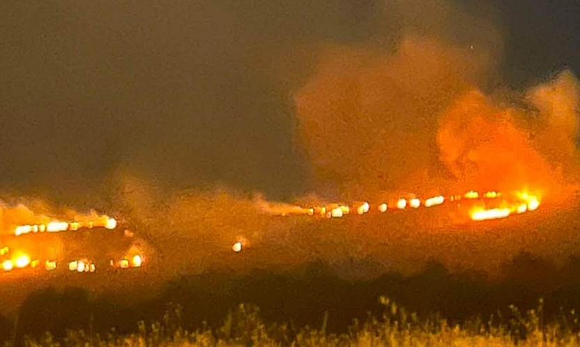 Elazığ'da korkutan yangın
