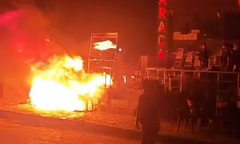 Elazığ'da korkutan yangın!