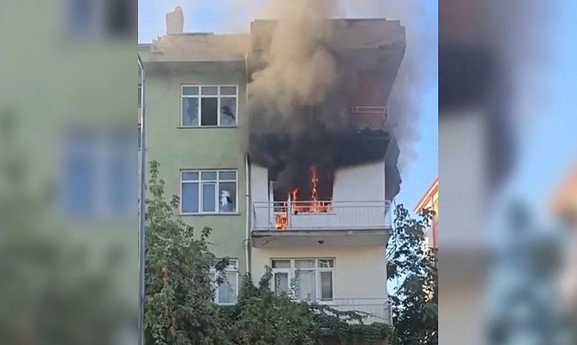 Elazığ'da korkutan yangın
