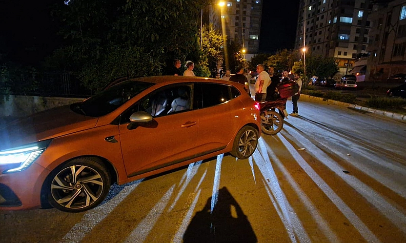 Elazığ'da motor kazası: 1 yaralı