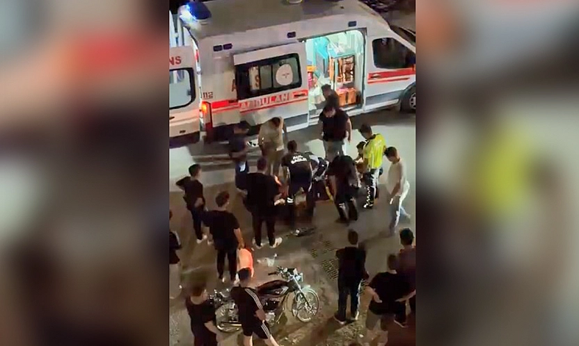 Elazığ'da motosiklet devrildi: 1 yaralı
