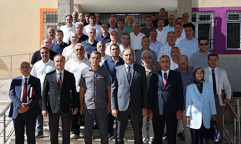Elazığ'da Ortaokul müdürleriyle eğitim yılı hazırlık toplantısı yapıldı