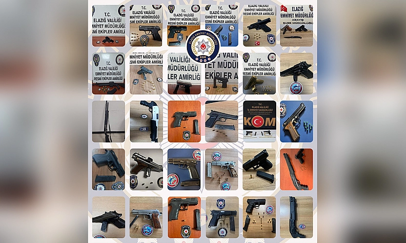 Elazığ'da polis operasyonları: 95 şüpheli yakalandı