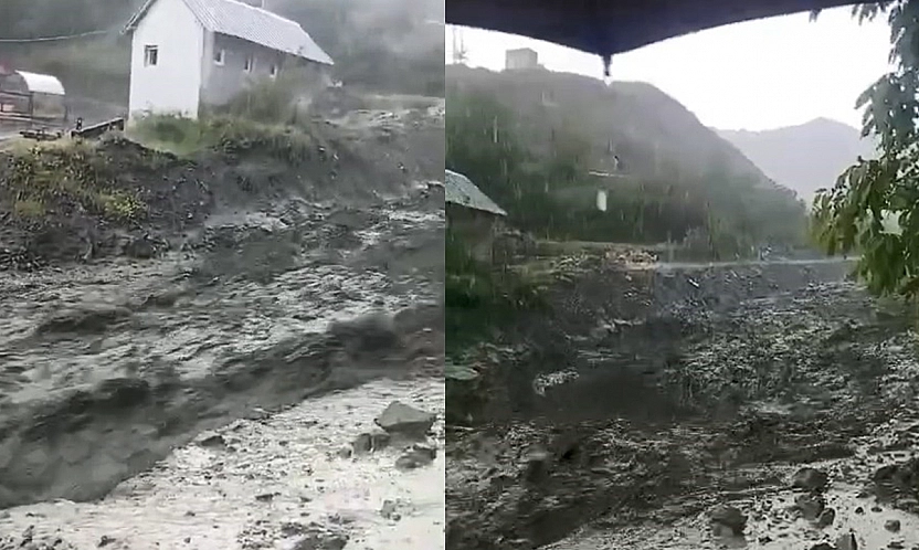 Elazığ'da sağanak sonrası sel