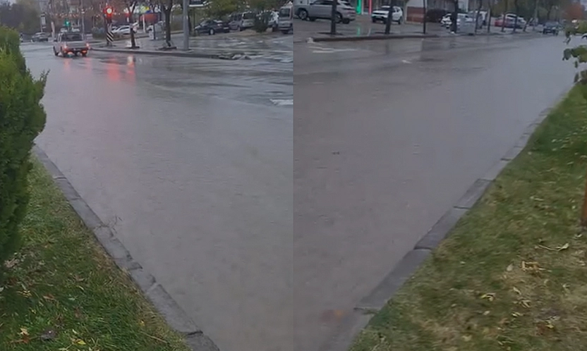 Elazığ'da sağanak yağış etkisini sürdürüyor