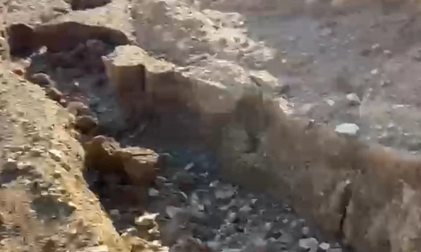 Elazığ'da sel nedeniyle yayla yolu yarıldı