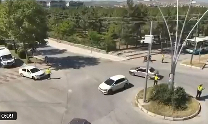 Elazığ'da sınav sabahı trafik için havadan seferberlik