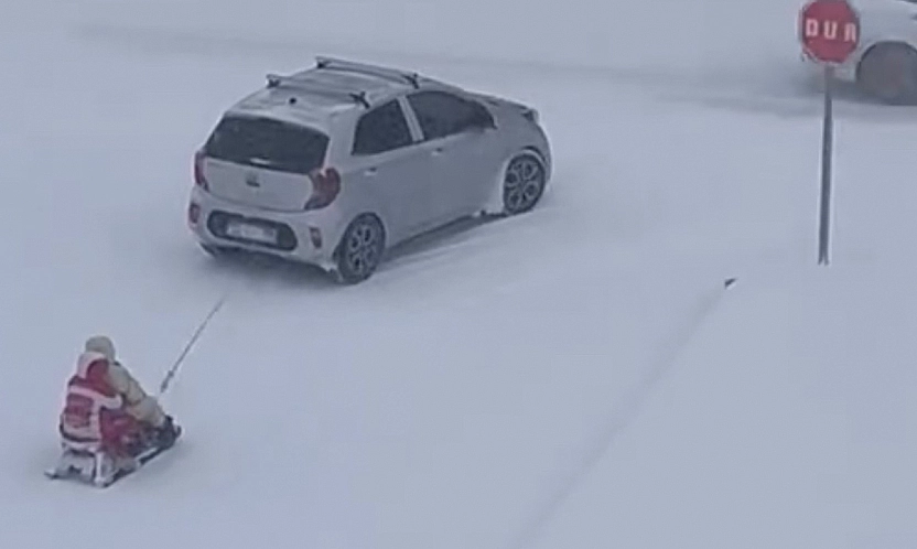 Elazığ'da tehlikeli eğlence