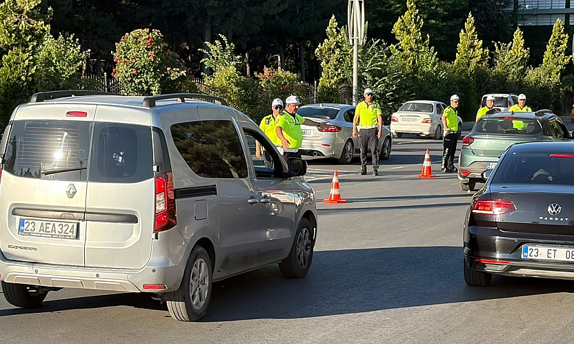 Elazığ'da trafik güvenliği için sıkı denetim