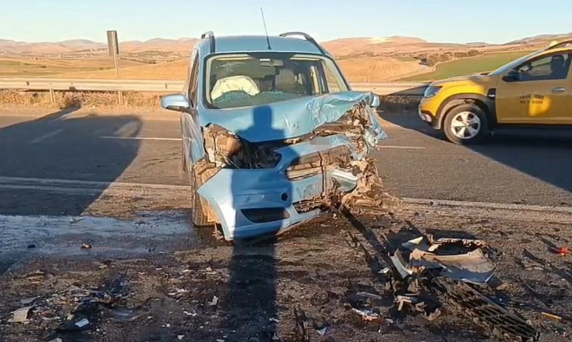 Elazığ'da trafik kazası!