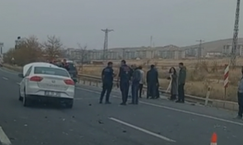 Elazığ'da trafik kazası!