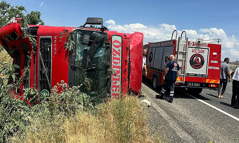 Elazığ'da trafik kazası!