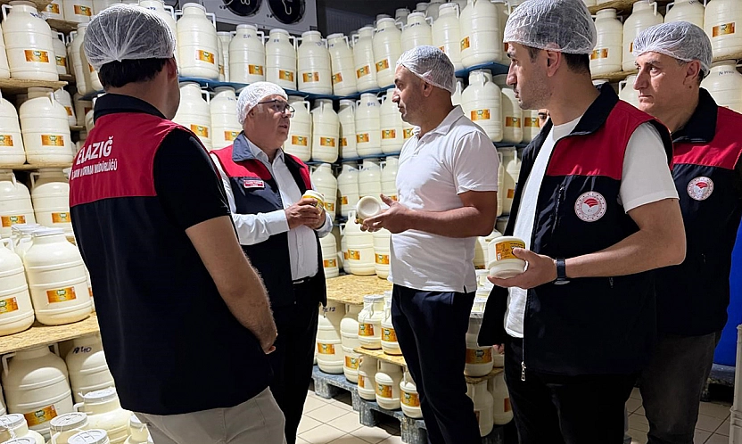 Elazığ'da tulum peyniri tesislerine hijyen denetimi