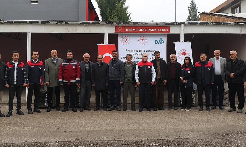 Elazığ'da üreticilere süt soğutma tankı dağıtıldı