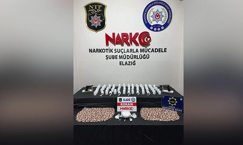 Elazığ'da uyuşturucu operasyonu