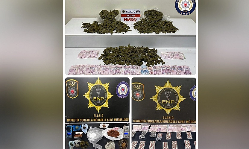 Elazığ'da uyuşturucuya geçit yok