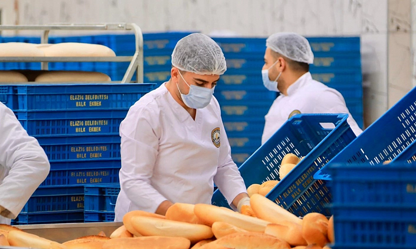 Elazığ'da vatandaşın tercihi halk ekmek