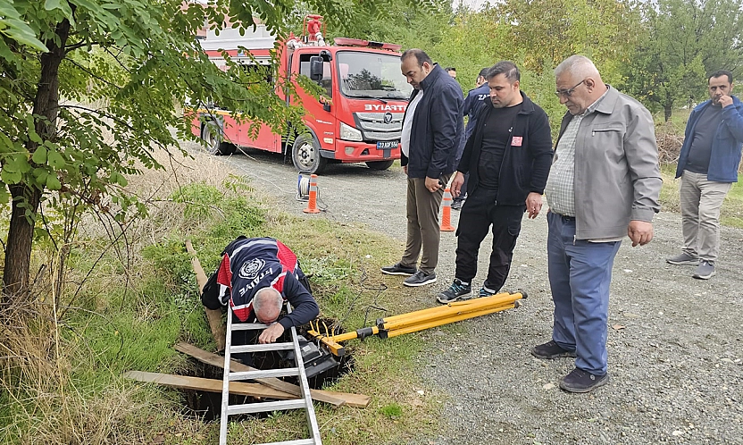 Elazığ'da yağış sonrası korkutan göçük