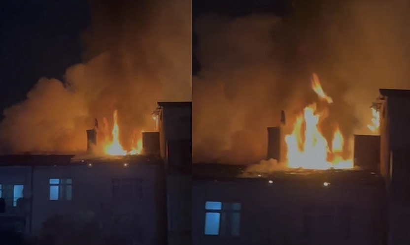 Elazığ'da yangın paniğe neden oldu!