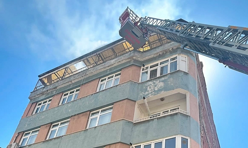 Elazığ'da yangın paniği