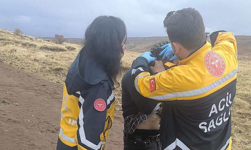 Elazığ'da Yanına yıldırım düşen şahıs yaralandı