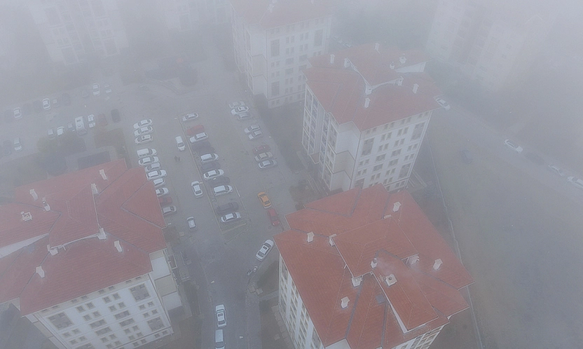 Elazığ'da yoğun sis etkili oldu