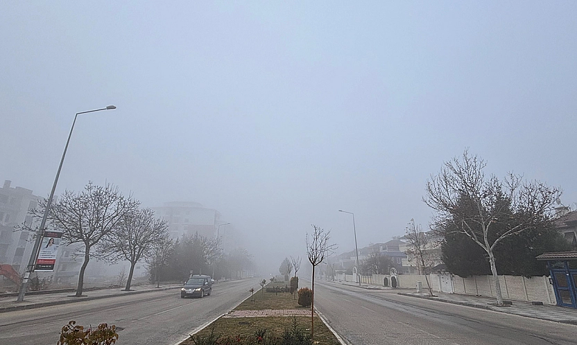 Elazığ'da Yoğun Sis Etkili Oldu