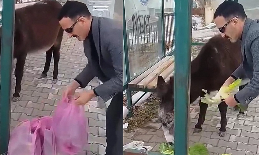 Elazığ'da yürek ısıtan davranış