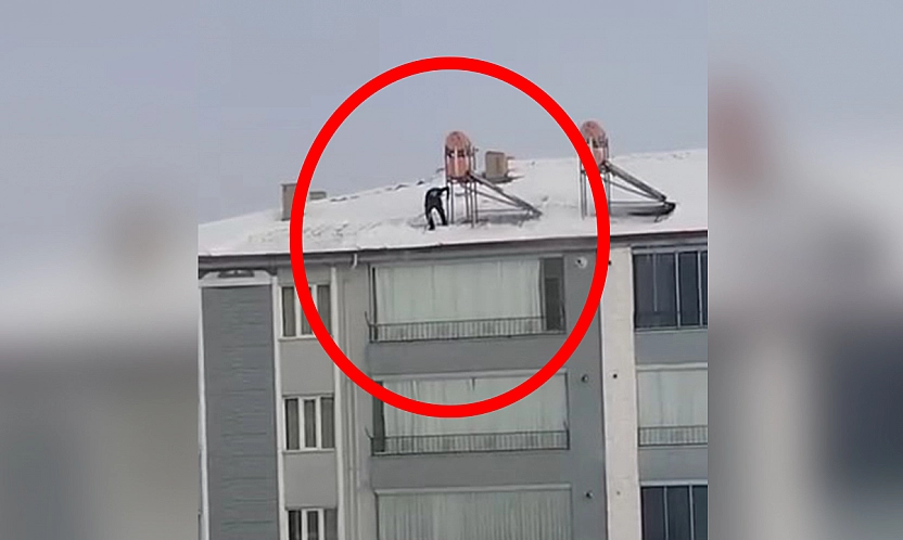 Elazığ'da yürekleri ağıza getiren anlar