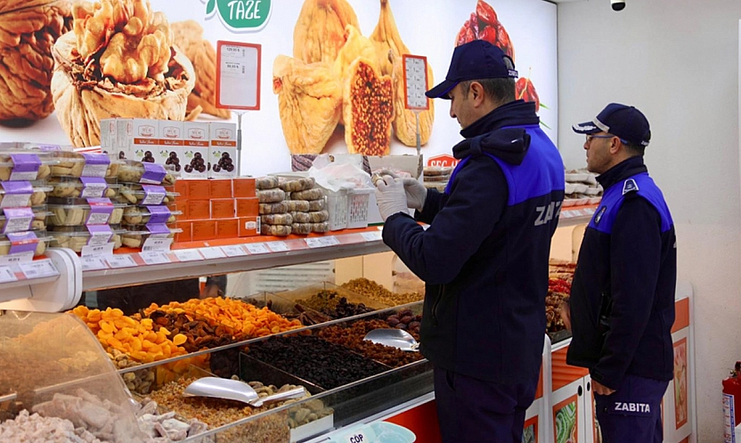 Elazığ'da Zabıtadan yeni yıl öncesi sıkı denetim